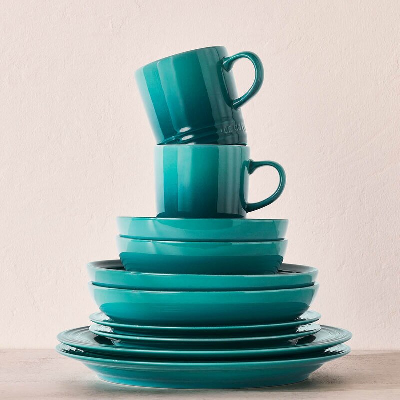 Le Creuset Signature pastatallerken 22 cm Bleu Riviera