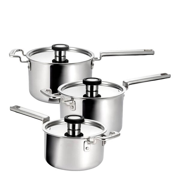 Robert Welch 316 grytesett 3 deler 16/18/20 cm rustfritt stål