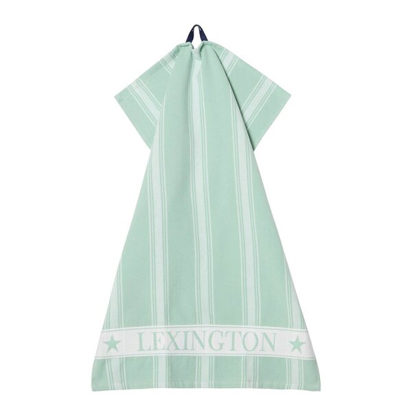 Lexington Kjøkkenhåndkle bomullsfrotté 50x70 cm grønn/hvit