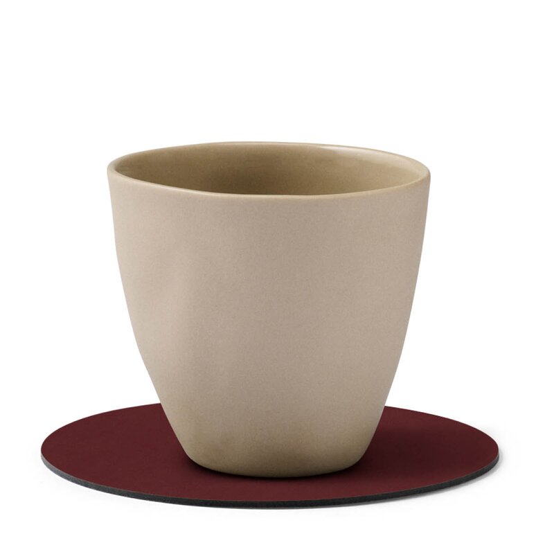 LIND DNA Nupo Circle glassbrikke 10 cm Burgundy