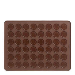 Lékué Bakeunderlag i silikon for makroner 40x30 cm brun