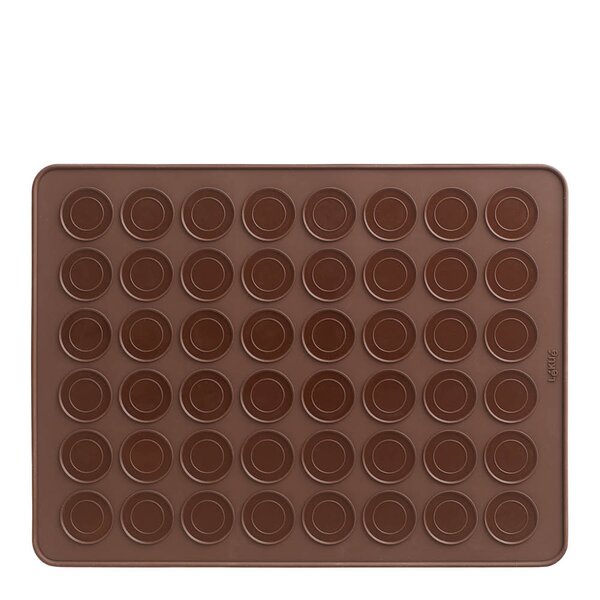 Lékué Bakeunderlag i silikon for makroner 40x30 cm brun