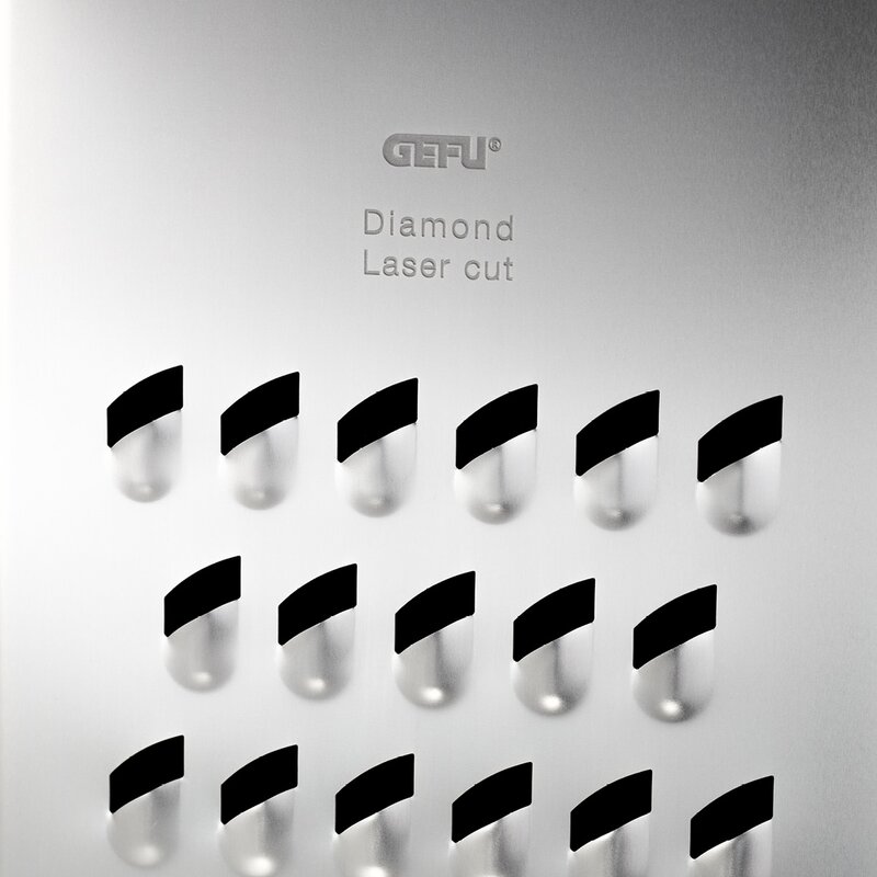 Gefu V-Cut 7-i-1 rivjern 12 cm stål/svart