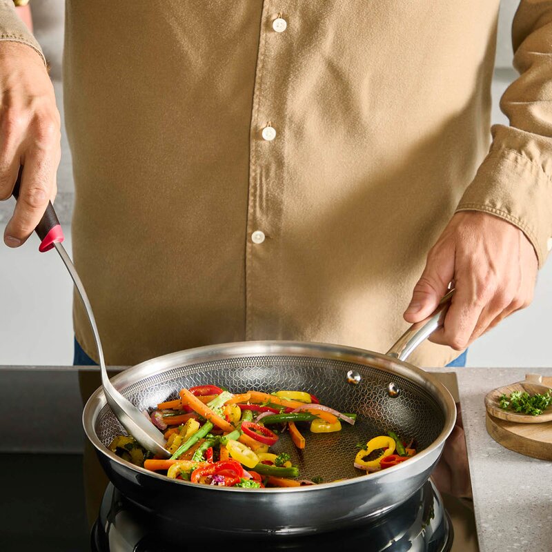 Tefal Master stekepanne 28 cm honeycomb keramisk