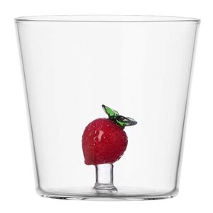Ichendorf Milano Fruits & Flowers vannglass 39 cl jordbær