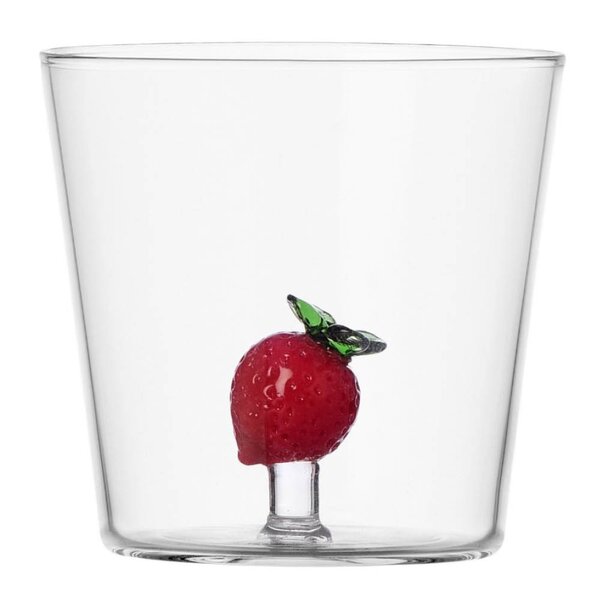 Ichendorf Milano Fruits & Flowers vannglass 39 cl jordbær