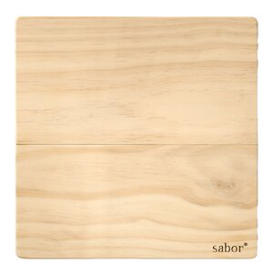 Sabor Trevig skjærefjøl 37x37 cm 2 deler accoya