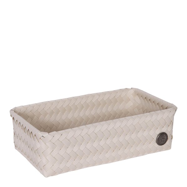 Handed By Fit Double Tiny oppbevaringskurv 24x12x7 cm champagne