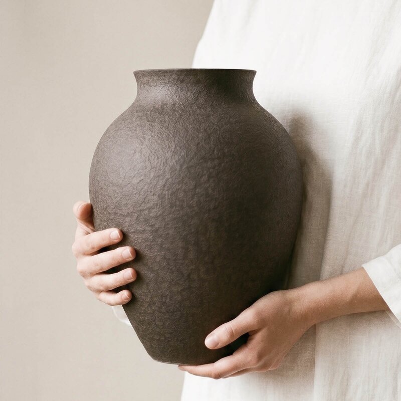 Knabstrup Keramik Knabstrup vase 27 cm bark