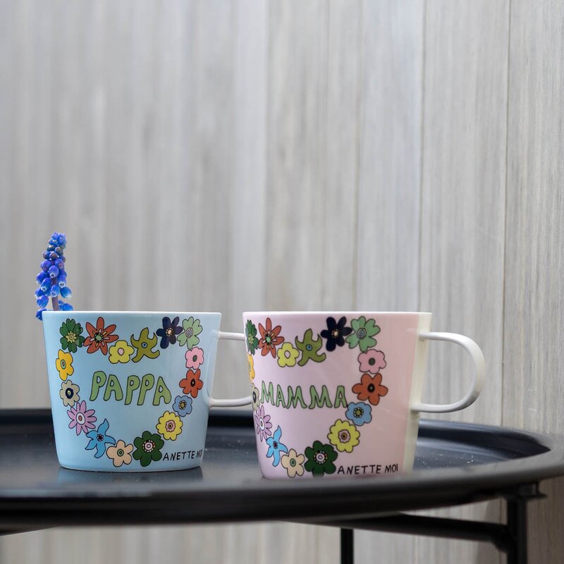 Modern House Anette Moi krus 27 cl mamma rosa/flerfarget