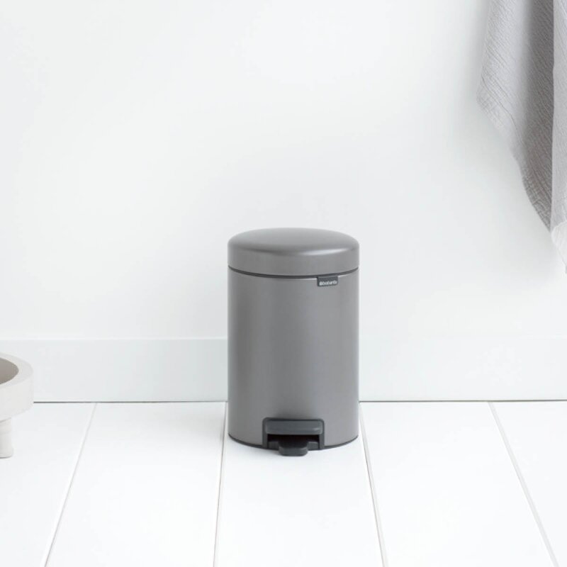 Brabantia NewIcon pedalbøtte 3L platinum