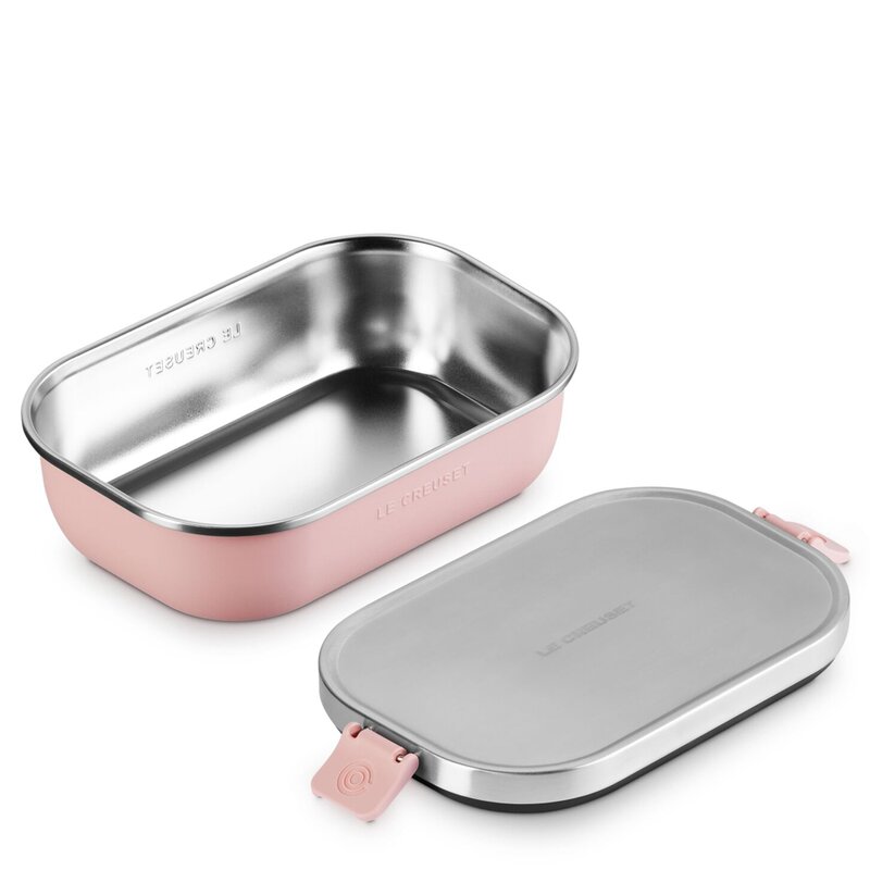 Le Creuset On The Go matboks 0,9L shell pink