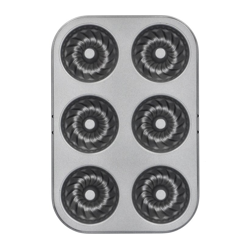 Birkmann Minibakeform 6 stk 26x18 cm sølv