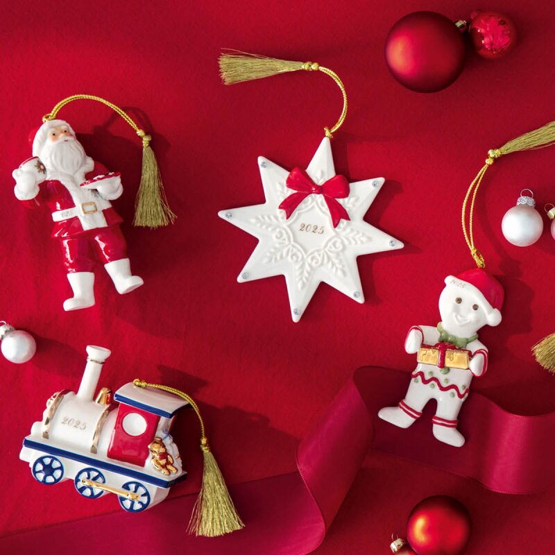 Villeroy & Boch Christmas Classic juletrepynt lokmotiv 8,5 cm