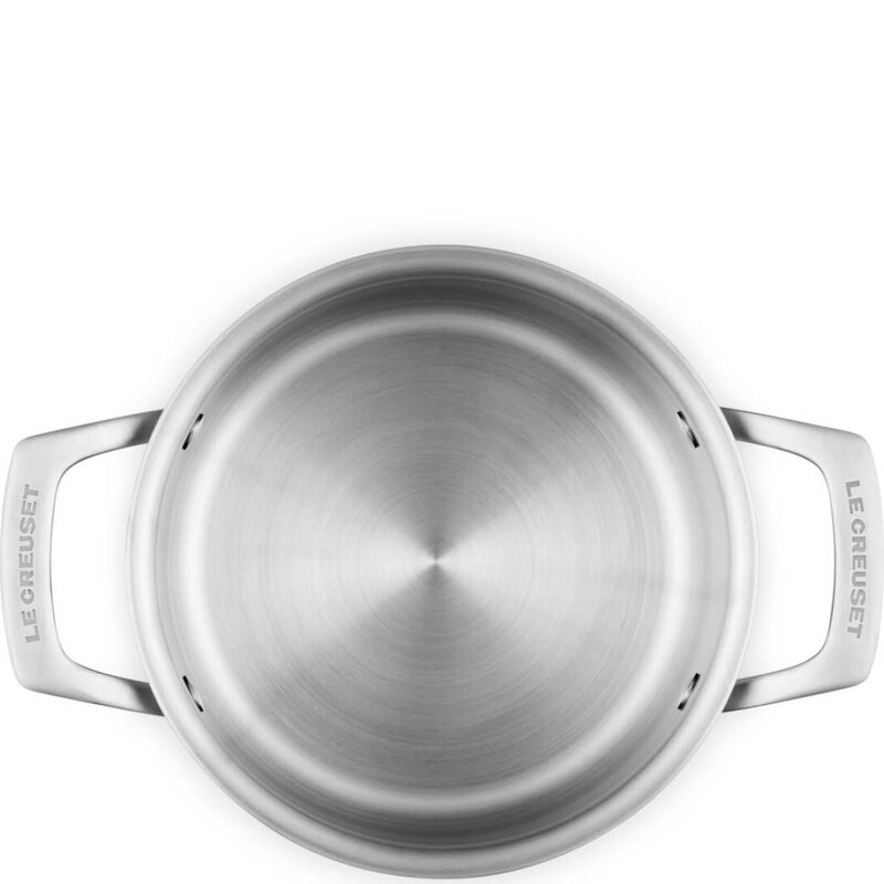 Le Creuset Essential 3-Ply dyp gryte 18 cm 2,8L m/lokk