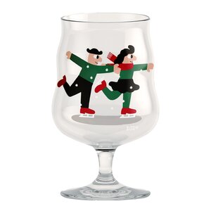 Holmegaard Mikkeller ølglass universal jul 2024 40 cl klar 