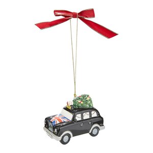 Spode Christmas Tree juletrepynt taxi