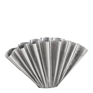 House Doctor Flood vase 30 cm børstet sølvfinish