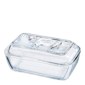 Luminarc Vache smørklokke i glass 17x11 cm