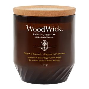 WoodWick Renew duftlys medium ginger & tumeric
