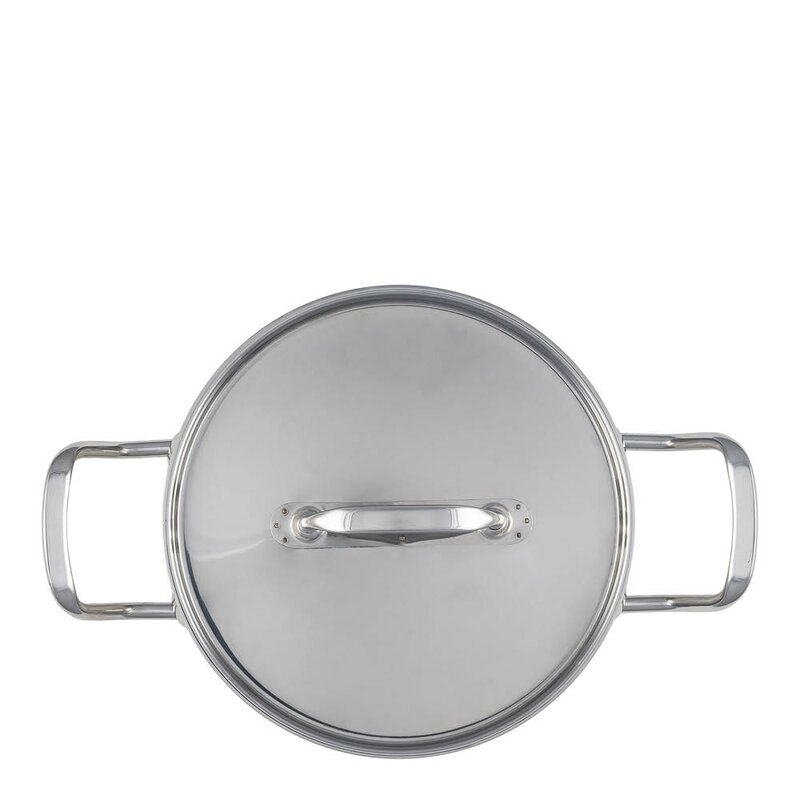 Heirol Steely Classic Triply gryte med lokk 20 cm 3L 