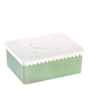 Blafre Matboks i plast treroms 7x14x19 cm Bjørn hvit