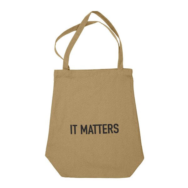 The Organic Company Handlenett gjenbrukbart 50x35 cm khaki