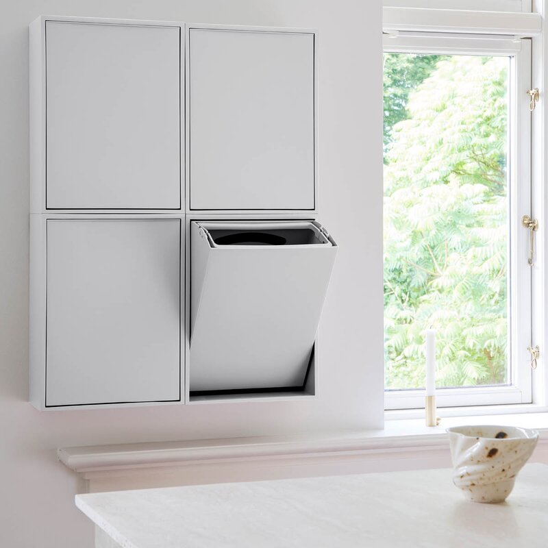 ReCollector Recycling kildesorteringsboks 30x15x40 cm Brilliant White