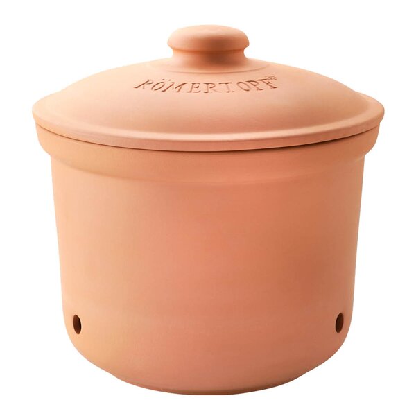 Römertopf Potetkrukke med lokk i keramikk 25 cm