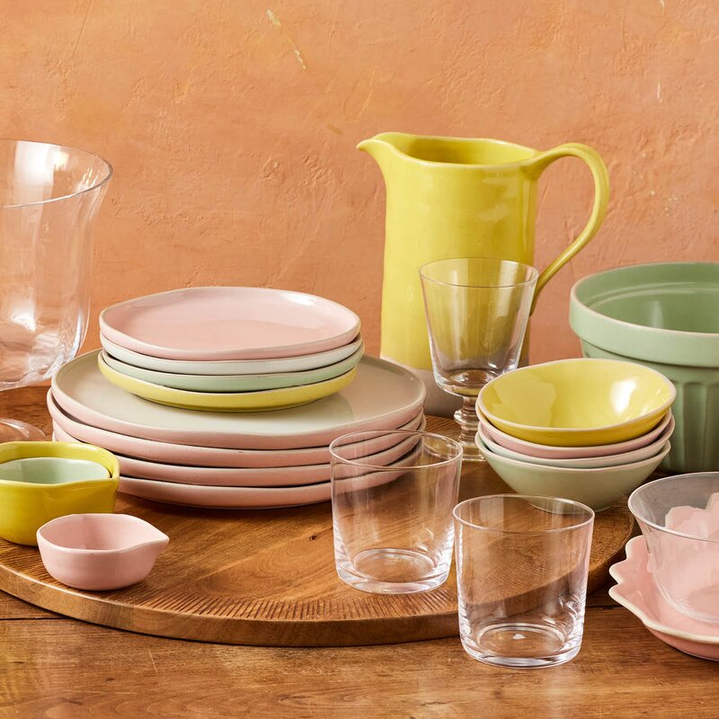Jamie Oliver Big Love tapasskåler i stentøy 13,5 cm 4 stk rosa/hvit/grønn/gul