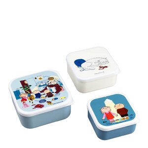 Rätt Start Albert Åberg snacksboks 3 stk blå