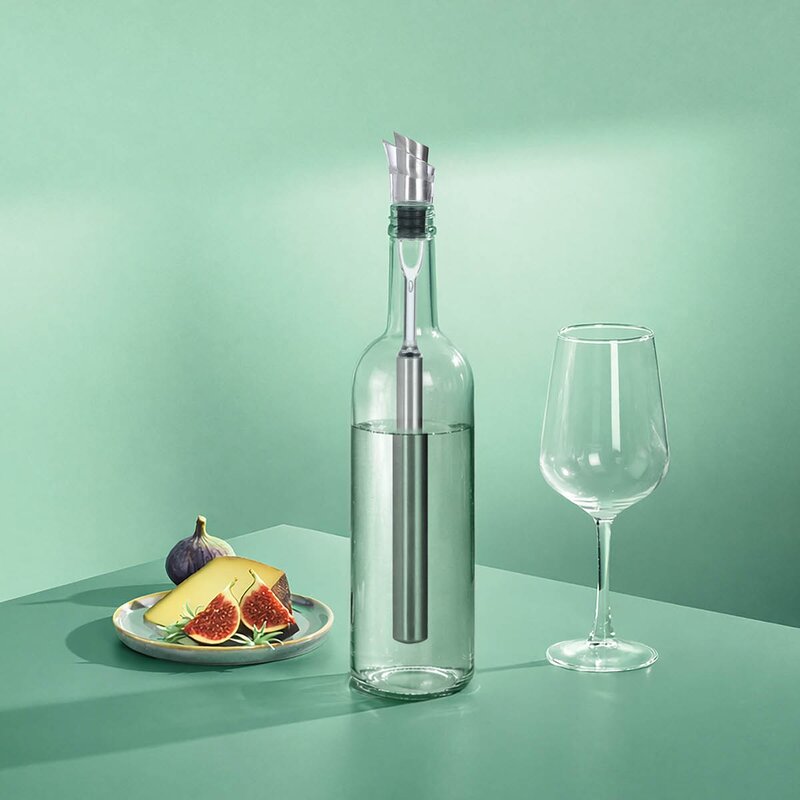 AdHoc Icepour vinkjøler stav m/helletut 31 cm stål