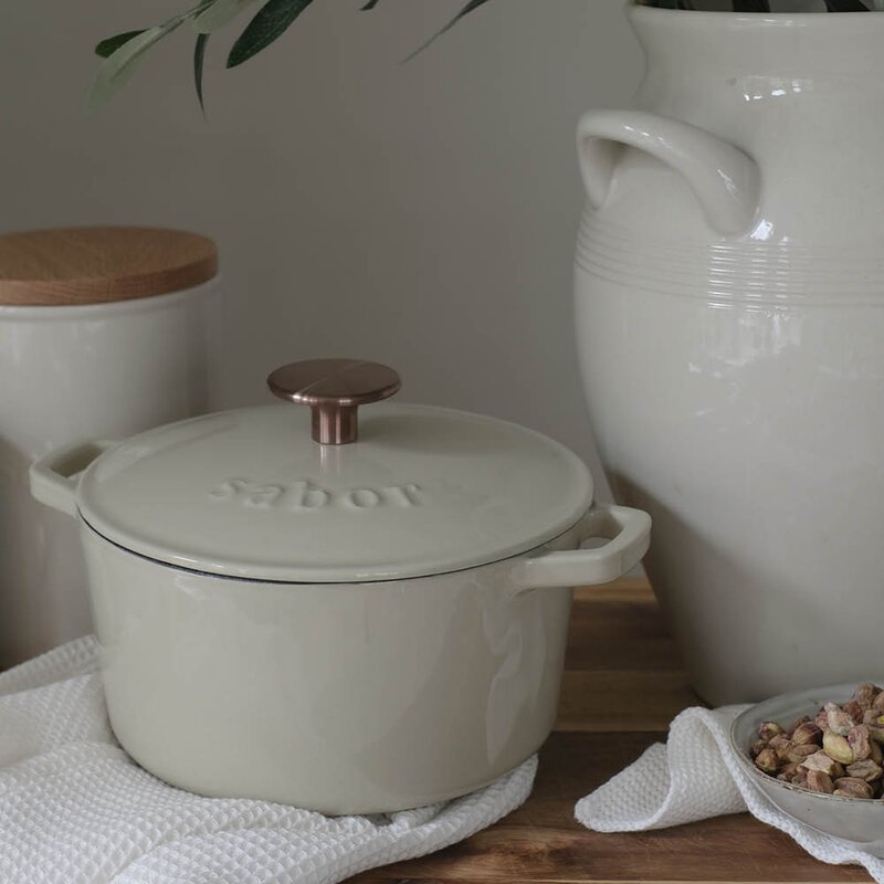 Sabor Støpejernsgryte 2L warm grey