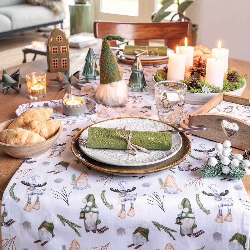 Ambiente Serviett 33x33 cm 20 stk Forest Gnomes