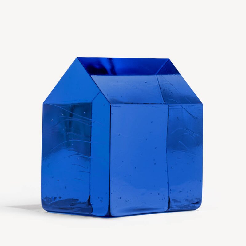 Kosta Boda Kosta Huset 14,5 cm blå