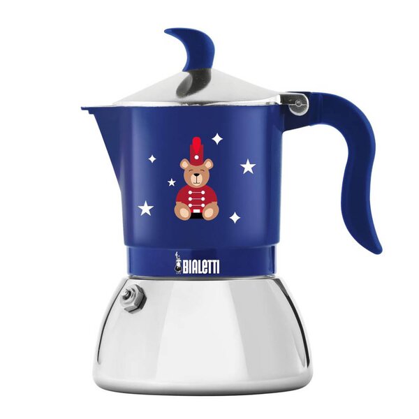 Bialetti Fiammetta espressokoker 4-kopper 15 cl blå