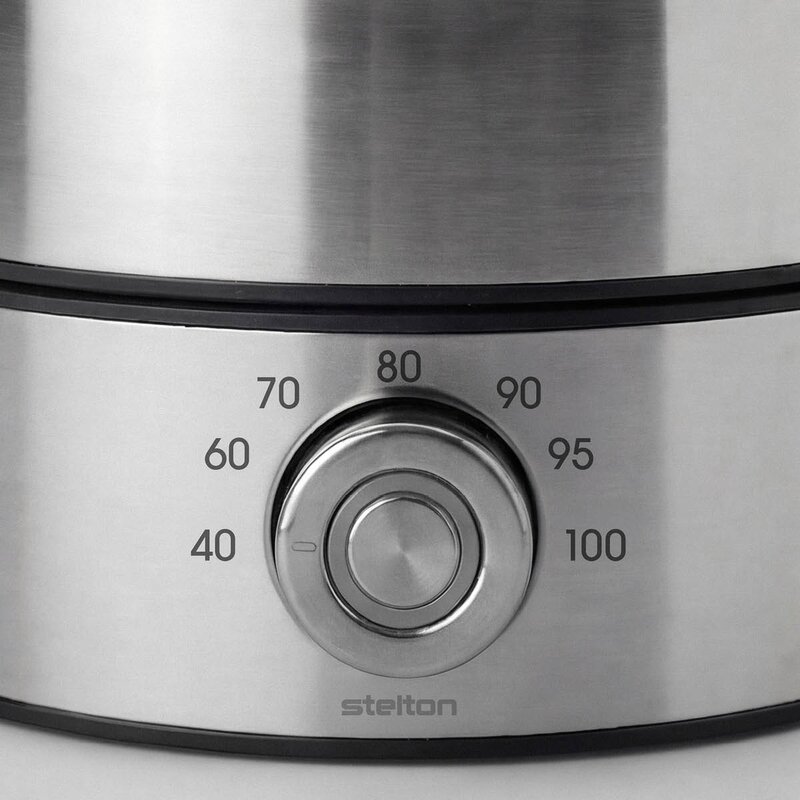 Stelton Emma vannkoker 1,2L clear/steel
