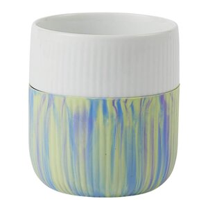 Royal Copenhagen Riflet Contrast krus 35 cl nordlys blå