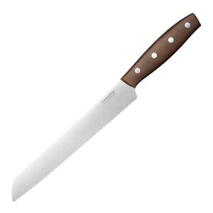 Fiskars Folken brødkniv 21 cm tre/stål