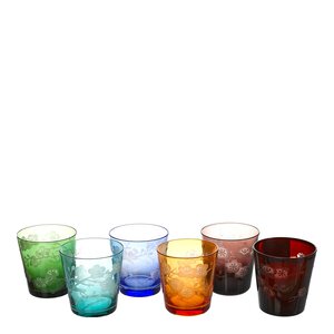 Pols Potten Blossom drikkeglass 18 cl 6 stk multi