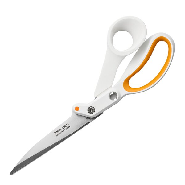 Fiskars Amplify stoffsaks 25 cm oransje/hvit