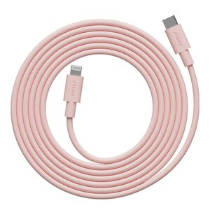 Avolt Cable 1 USB-C til Lightning kabel 2 m New Pink