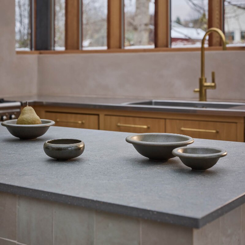 Tell Me More Elba skål XS 4,5x13 cm grønn/brun