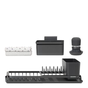 Brabantia SinkSide oppvasksett 4 deler grå