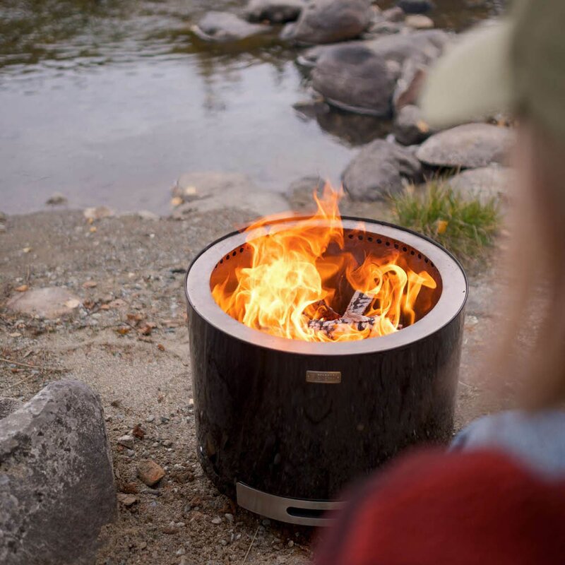 Espegard Pilar 50 rentbrennende bålbrenner svart