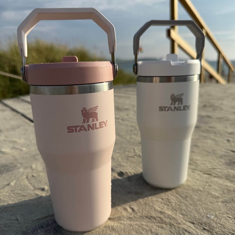 Stanley Iceflow flip straw tumbler termoflaske 0,6L rose quartz