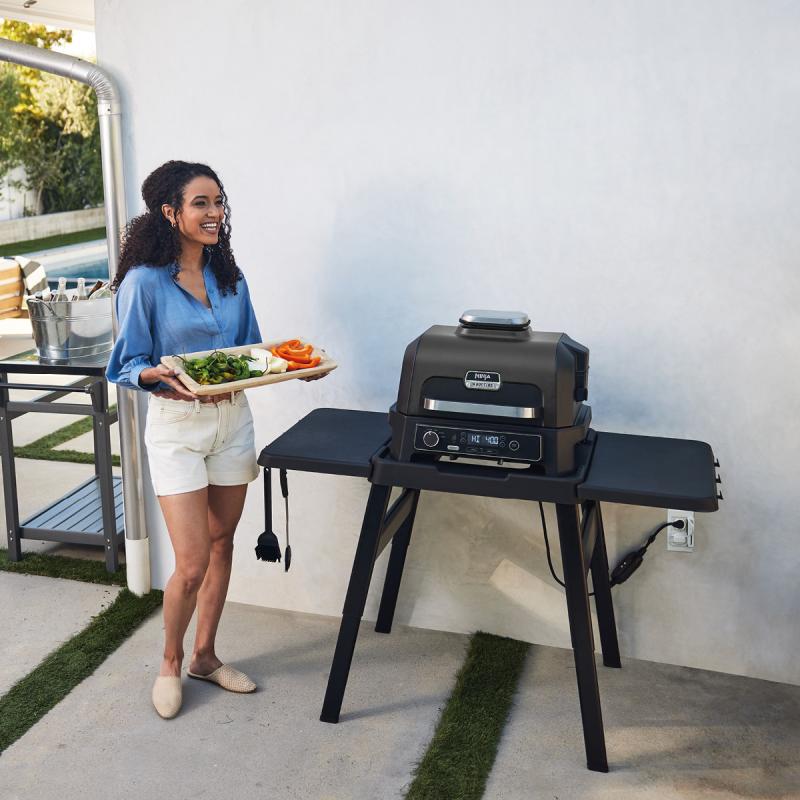 Ninja Woodfire smart cook system xl elektrisk bbq-grill 1700W