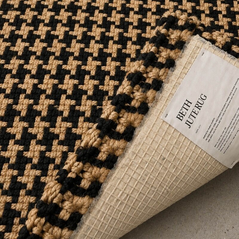 Deco Nord Beth dørmatte 60x90 cm Black beauty