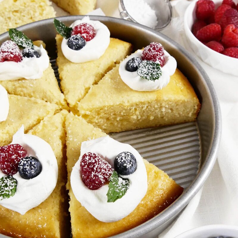 USA Pan Bakeform rund 23 cm aluminisert stål