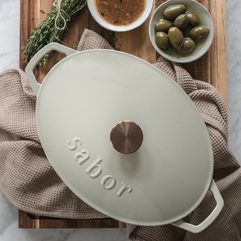 Sabor Støpejernsgryte 5,7 L warm grey